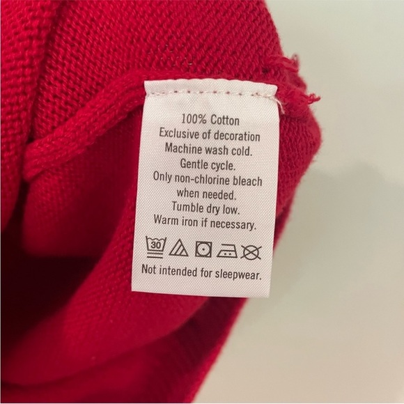 Janie and Jack Boys 2T Red Knit Sweater Vest with Moose Embroidery - Picture 3 of 5